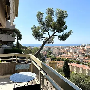 Nice, Grand Studio - Piscine - Terrasse Vue Mer , Nizza Frankreich